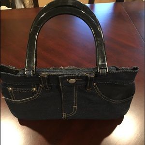 Blue jean purse